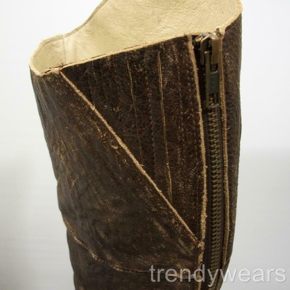 RARE! FREEBIRD BY STEVEN SADDLE BLACK RIDING BOOTS - Picture 7 of 7